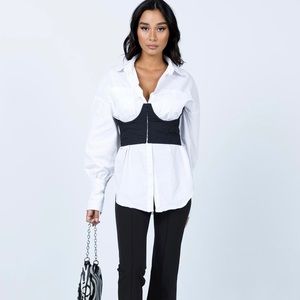 Princess Polly Saturday Sinner Corset Black US 2